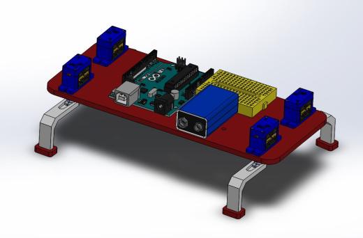带有SG90伺服器的四倍的机器人缩略图